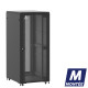 Baie de brassage 36U 800x1000x1807mm (LxPxH) 500kg, Porte avant en verre/Porte arrière nid d'abeille