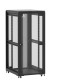 En kit - Baie de brassage 36U 800x1000x1807mm (LxPxH) 500kg, Porte avant et arrière en verre, Sans panneaux latéraux