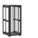 En kit - Baie de brassage 36U 800x1000x1807mm (LxPxH) 500kg, Porte avant en verre / Sans porte arrière, Sans panneaux latéraux