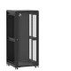 En kit - Baie de brassage 36U 800x800x1807mm (LxPxH) 500kg, Porte avant en verre / Porte arrière double pleine, Sans panneaux latéraux