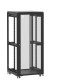 Baie de brassage 36U 800x800x1807mm (LxPxH) 500kg, Porte avant en verre / Sans porte arrière, Sans panneaux latéraux