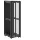 Baie de brassage 42U 600x1000x2074mm (LxPxH) 500kg, Porte avant en verre double / Porte arrière panneau plein, Sans panneaux latéraux