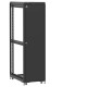 Baie 42U 600x1000mm, porte avant : Simple Pleine, porte arrière : Sans Porte, sans panneaux latéraux