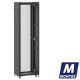 Baie de brassage 42U 600x400mm (LxPxH) 500kg, Sans porte avant / Porte arrière en verre