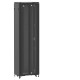 En kit - Baie de brassage 42U 600x400mm (LxPxH) 500kg, Porte avant en verre double / Porte arrière panneau plein