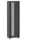 En kit - Baie de brassage 42U 600x400mm (LxPxH) 500kg, Porte avant en verre double / Porte arrière en verre