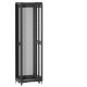 Baie de brassage 42U 600x400mm (LxPxH) 500kg, Sans porte avant / Porte arrière nid d'abeille, Sans panneaux latéraux