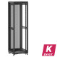 En kit - Baie de brassage 42U 600x600x2074mm (LxPxH) 500kg, Sans porte avant / Porte arrière nid d'abeille, Sans panneaux latéraux