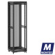 Baie de brassage 42U 600x600x2074mm (LxPxH) 500kg, Sans porte avant / Porte arrière nid d'abeille, Sans panneaux latéraux