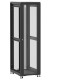 En kit - Baie de brassage 42U 600x800x2074mm (LxPxH) 500kg, Porte avant et arrière en verre double, Sans panneaux latéraux