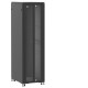 Baie de brassage 42U 600x800x2074mm (LxPxH) 500kg, Porte avant en verre double / Porte arrière panneau plein