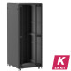 En kit - Baie de brassage 42U 800x1000x2074mm (LxPxH) 500kg, Sans porte avant / Porte arrière panneau plein
