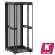 En kit - Baie de brassage 42U 800x1000x2074mm (LxPxH) 500kg, Sans porte avant / Porte arrière nid d'abeille, Sans panneaux latéraux