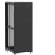 En kit - Baie de brassage 42U 800x1000x2074mm (LxPxH) 500kg, Porte avant panneau plein / Porte arrière nid d'abeille, Sans panneaux latéraux