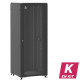 En Kit - Baie de brassage 42U 800x800x2074mm (LxPxH) 500kg, Porte avant en verre/Porte arrière panneau plein