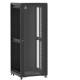 En kit - Baie de brassage 42U 800x800x2074mm (LxPxH) 500kg, Porte avant en verre / Porte arrière panneau plein, Sans panneaux latéraux