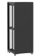 Baie de brassage 42U 800x800x2074mm (LxPxH) 500kg, Porte avant panneau plein / Porte arrière en verre double, Sans panneaux latéraux