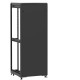Baie de brassage 42U 800x800x2074mm (LxPxH) 500kg, Porte avant panneau plein / Sans porte arrière, Sans panneaux latéraux
