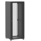 Baie de brassage 42U 800x800x2074mm (LxPxH) 500kg, Porte avant en verre / Sans porte arrière