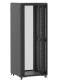 Baie de brassage 42U 800x800x2074mm (LxPxH) 500kg, Sans porte avant / Porte arrière en verre