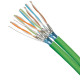 Câble réseau cuivre en couronne cat 6a FFTP LS0H 10 GBit 100 Ohms AWG23 Platine Réseaux, Paires : 2x4, 90m