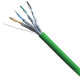 Câble réseau cuivre en couronne cat 6a UFTP LSZH 100 Ohms AWG23 Platine Réseaux, Paires : 1x4, 90m