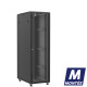 Baie serveur 42U 600x1000x2060mm (LxPxH) 800kg, Porte avant en verre/Porte arrière nid d'abeille