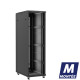 Baie serveur 42U 600x1000x2060mm (LxPxH) 800kg, Sans porte avant / Porte arrière nid d'abeille