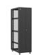 En kit - Baie serveur 42U 600x1000x2060mm (LxPxH) 800kg, Porte avant double pleine / Porte arrière en verre, Sans panneaux latéraux