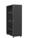 Baie serveur 42U 600x1200x2060mm (LxPxH) 800kg, Porte avant pleine / Porte arrière double pleine, Sans panneaux latéraux