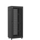 Baie serveur 42U 800x600x2060mm (LxPxH) 800kg, Porte avant/arrière nid d'abeille