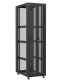 En kit - Baie serveur 47U 600x1000x2283mm (LxPxH) 800kg, Porte avant double nid d'abeille / Porte arrière en verre, Sans panneaux latéraux