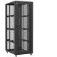 En kit - Baie serveur 47U 800x1200x2283mm (LxPxH) 800kg, Porte avant nid d'abeille / Porte arrière en verre, Sans panneaux latéraux