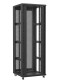Baie serveur 47U 800x800x2283mm (LxPxH) 800kg, Sans porte avant / Porte arrière nid d'abeille, Sans panneaux latéraux