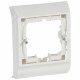 Cadre Mosaic 2 Modules - Pose sur Plinthe DLPlus 80x20mm ou 120x20mm, Blanc - Legrand 031664