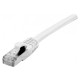Cordon RJ45 cat 6 surmoulé FUTP 100 Ohms LSOH, 2m, blanc