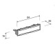 Lot de 10 portes-étiquette gris 8 paires