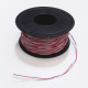 JARRETIERE BLANC/ROUGE 5/10, BOBINE DE 100M