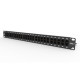 Panneau de Brassage Téléphone patch panel CAT3 19'' – 50 Ports