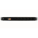 Multiprise rackable 19 pouces PDU 1U, 6 prises FR avec disjoncteur 16A et différentiel 30mA