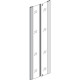 Porte double avant en verre, ligne 500, Hauteur : 42U, Largeur : 800