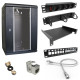 Pack complet - Baie de brassage 10 pouces 9U et accessoires