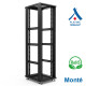 Structure de baie serveur 19 pouces montée ligne 800, Capacité : 47U, LxPxH (mm) : 600x800x2283