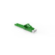Connecteur optique LC monomode APC, Type : APC duplex, Ø fibre : 3mm