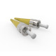Connecteur optique ST monomode, Type : Duplex, Ø fibre : 2mm