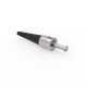 Connecteur optique ST multimode, Type : Simplex, Ø fibre : 3mm