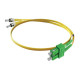 JARRETIERE MONO OS1/2 9/125 APC DPLEX SCAPC/ST 30M