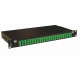 Tiroir optique 19'' avec 24 SC APC duplex monomode vert/ kit management