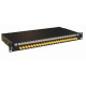 Tiroir optique 19'' avec 24 ST simplex monomode jaune / kit management