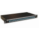 Tiroir optique 19'' avec 24 LC duplex monomode bleu/ kit management